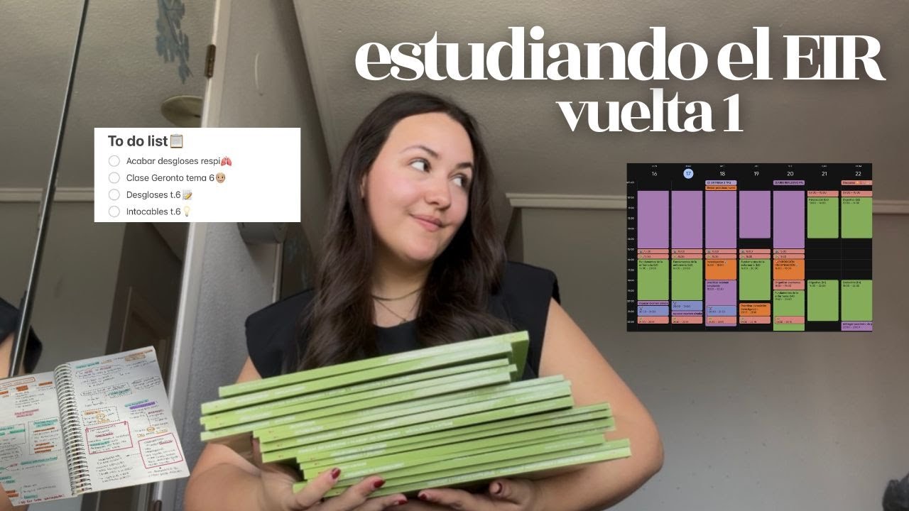 primera vuelta EIR👩🏽‍⚕️⏳⭐️|| cómo hago los simulacros, subrayado, resúmenes, horarios, trabajar...