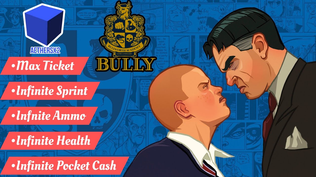 Bully Aethersx2 Cheat Code | No Lag Smooth Settings | Bully Aethersx2 Cheat Code