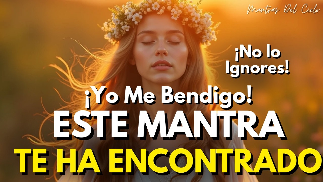 ✨ Este Mantra No Es Para Todos… Sólo Almas Preparadas lo Escuchan – YO ME BENDIGO ✨