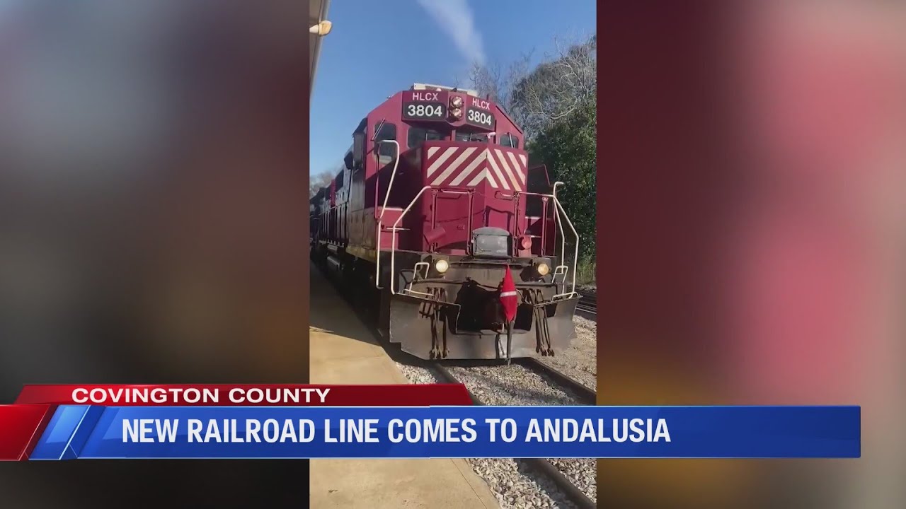 new railroad line comes to Andalusia
