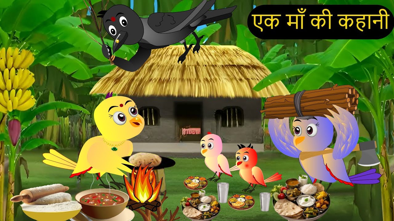 Tuntuni Chidiya wala Kahaniya कार्टून | Chidiya Kauwa New Cartoon |Kartun Katun |ranojunglebuddies