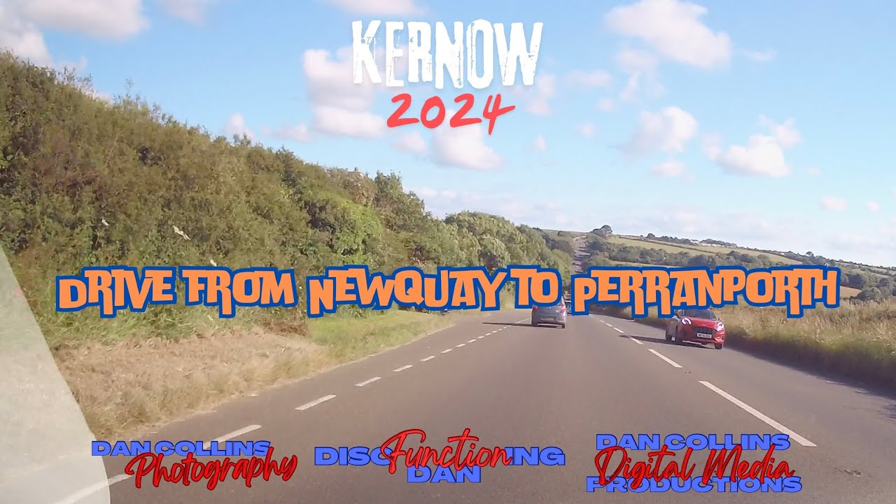 KERNOW 2024: Episode 14: Drive from Newquay to Perranporth [4K 30FPS]