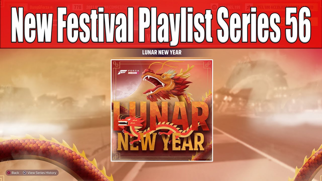 Forza Horizon 5 - New Festival Playlist Series 56 - Lunar New Year Comeback