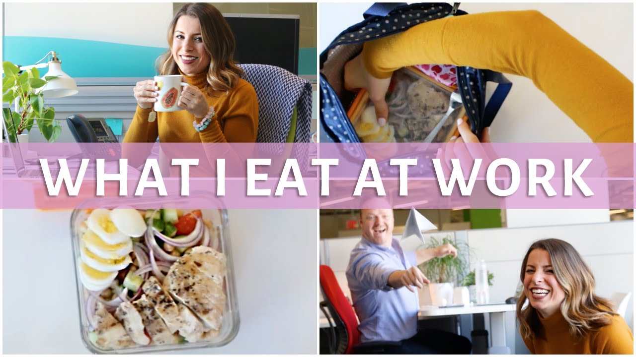 What I Eat In a Day at Work | EASY & Healthy Meals #2