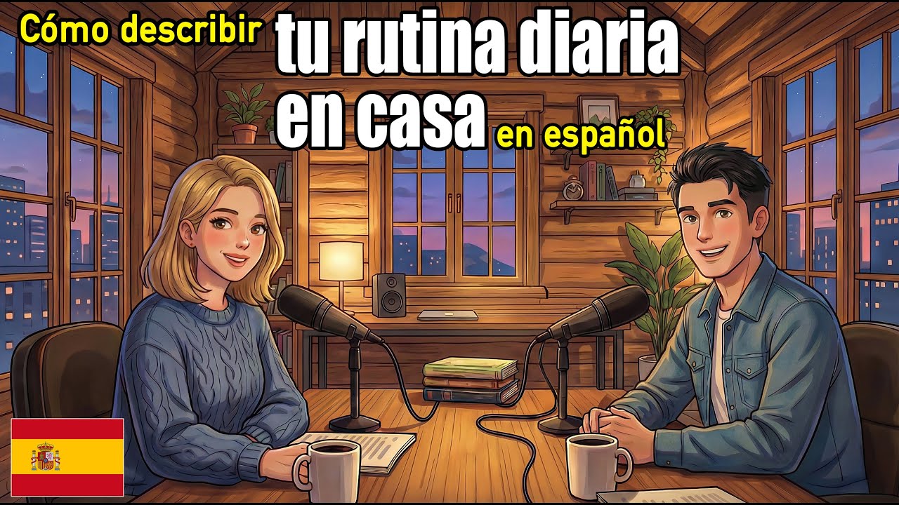 How to Describe Your Daily Routine at Home in Spanish | Easy Spanish Conversation Practice