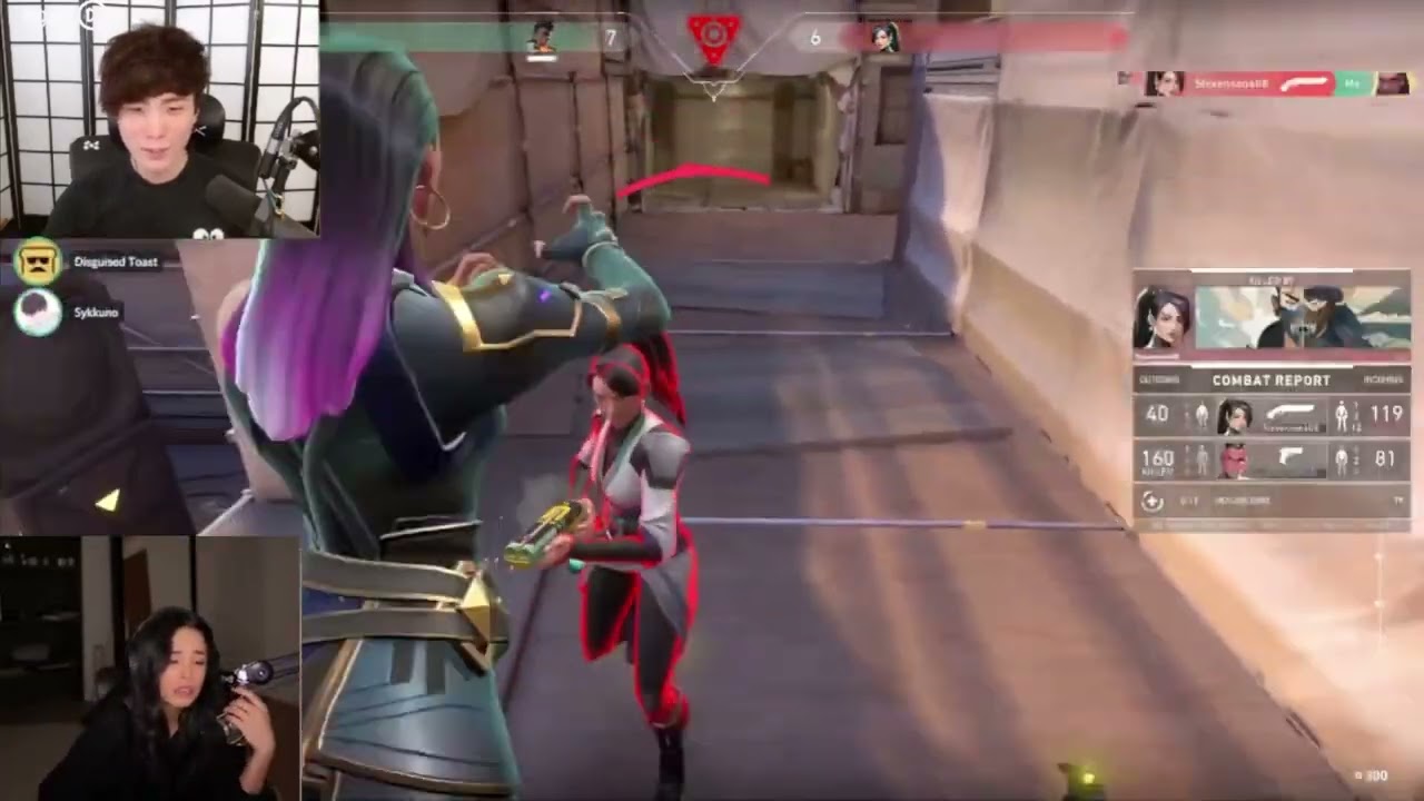 Valkyrae can't take anymore of KNIFE KUNO.