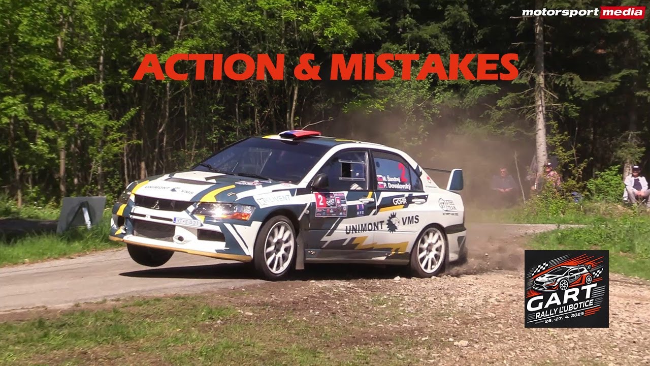 GART Rally Ľubotice 2025 - Action & Mistakes