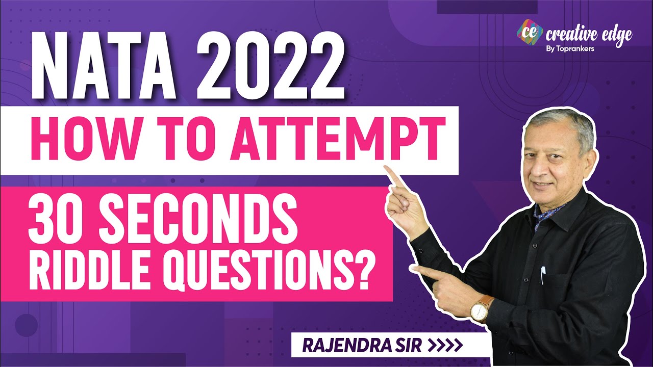 NATA Exam Preparation | How to Attempt 30 Seconds Questions | NATA Exam Preparation 2022
