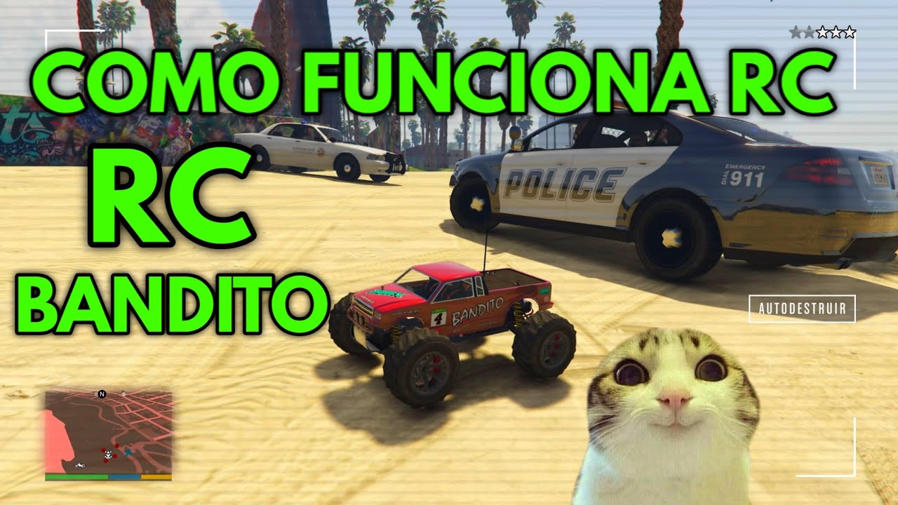 GTA 5 Como usar el RC BANDITO