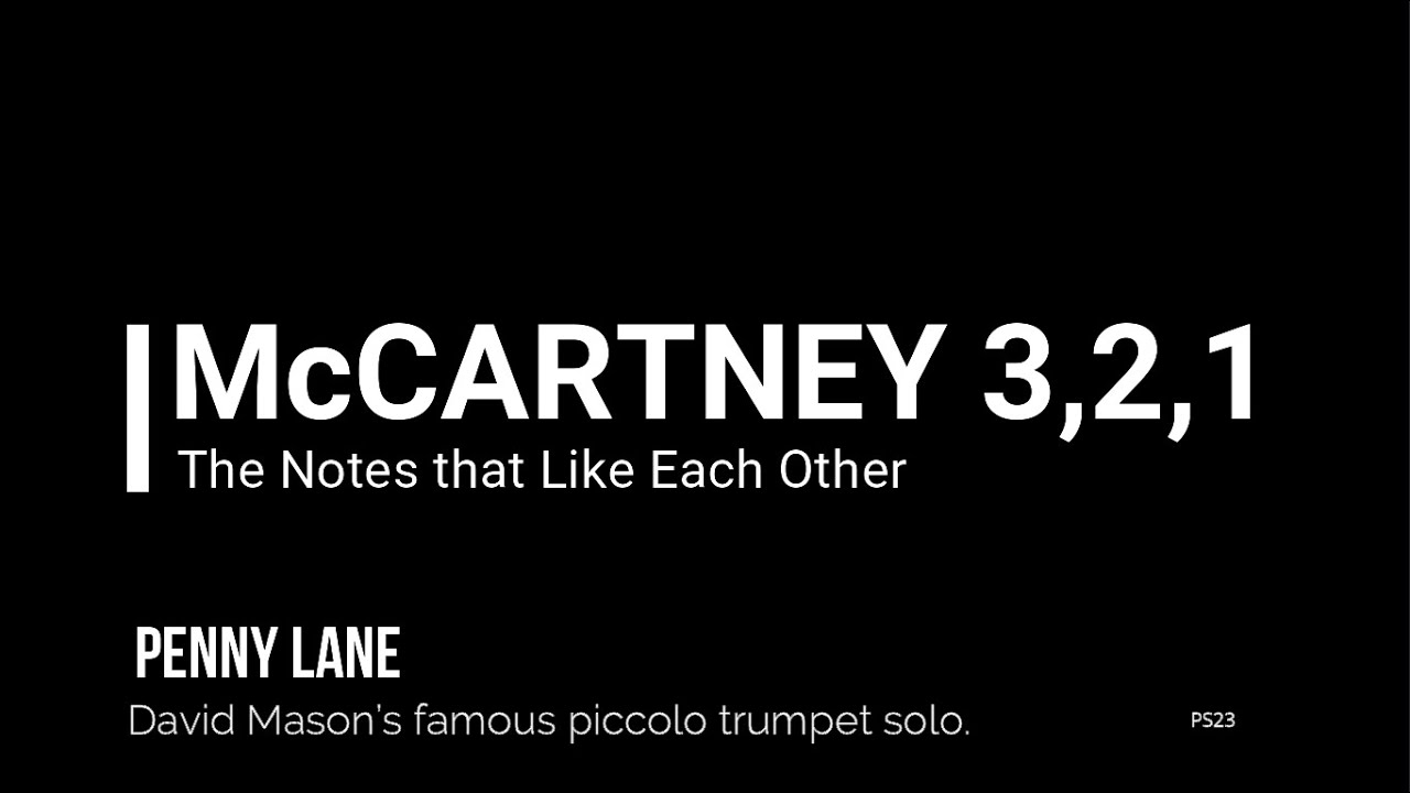 McCartney 3,2,1 - Penny Lane, 