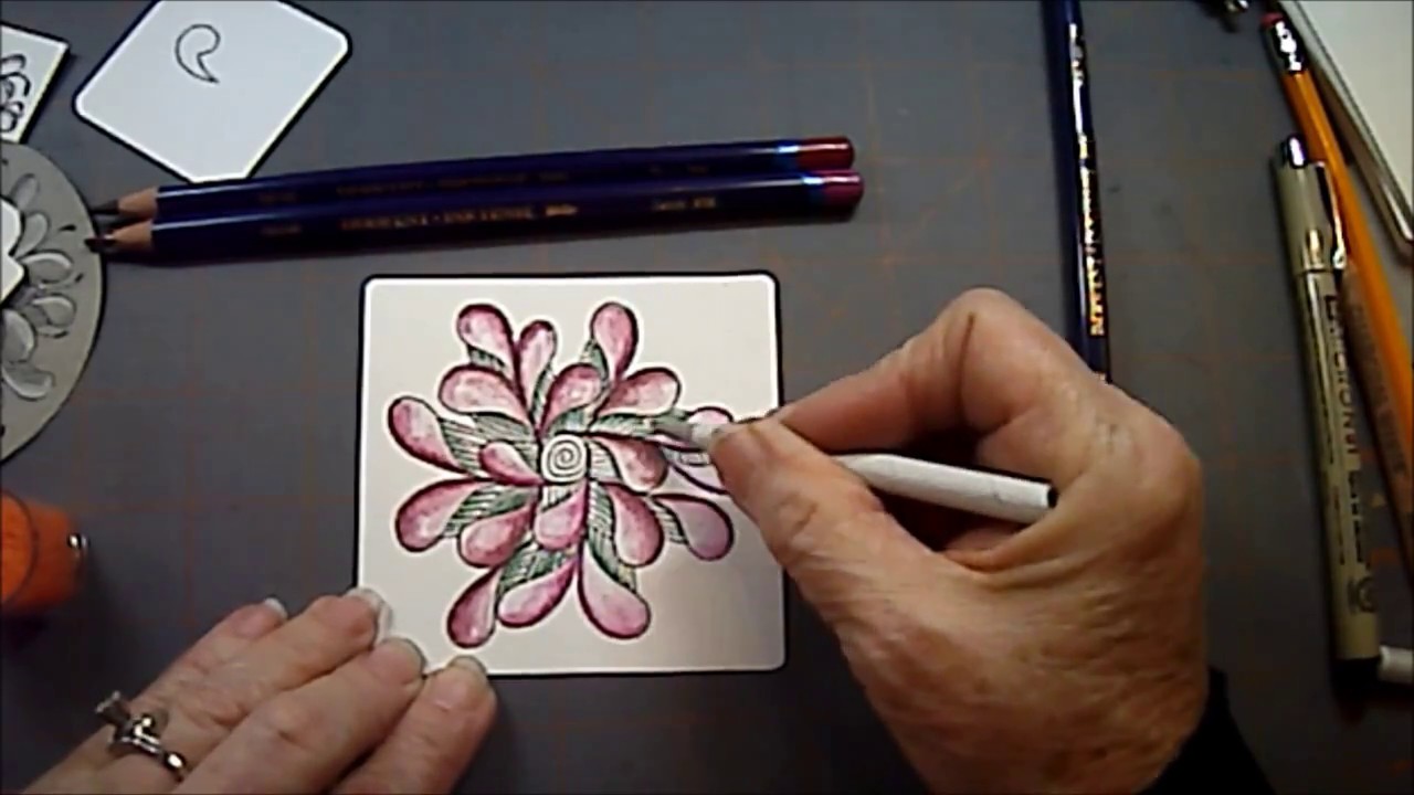 Jiami Tangle Pattern Lesson #131