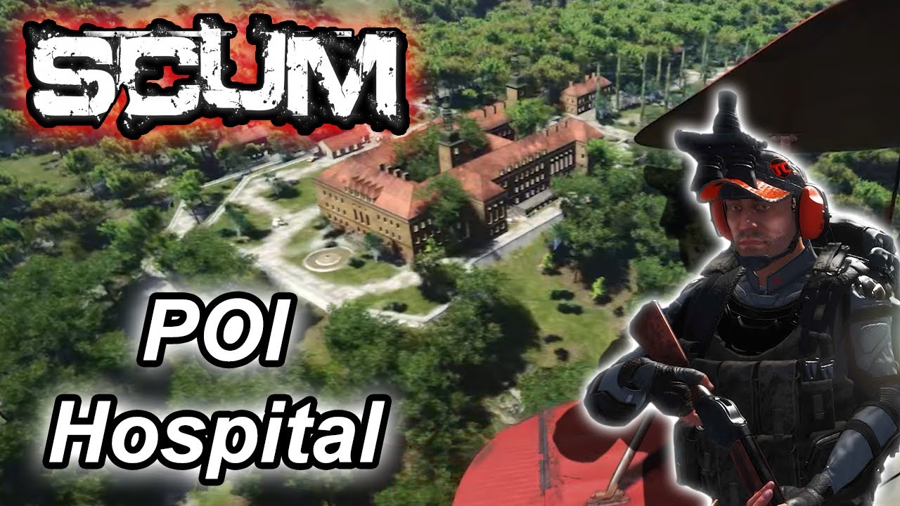 SCUM | Exploring the new POI | Hospital | XFPS