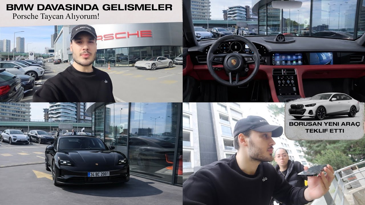 bmw davasında gelişmeler, yeni araba teklif ettiler! | ​@Porsche taycan aliyorum