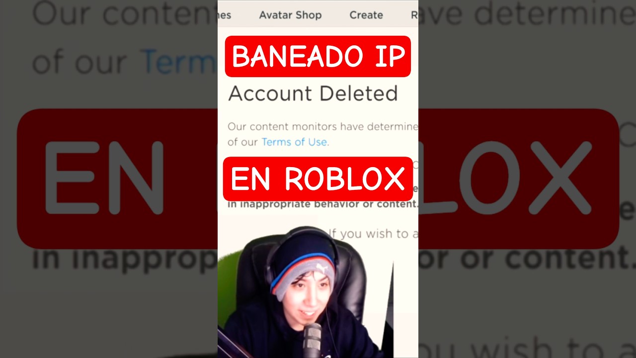 Este jugador fue baneado por IP en Roblox