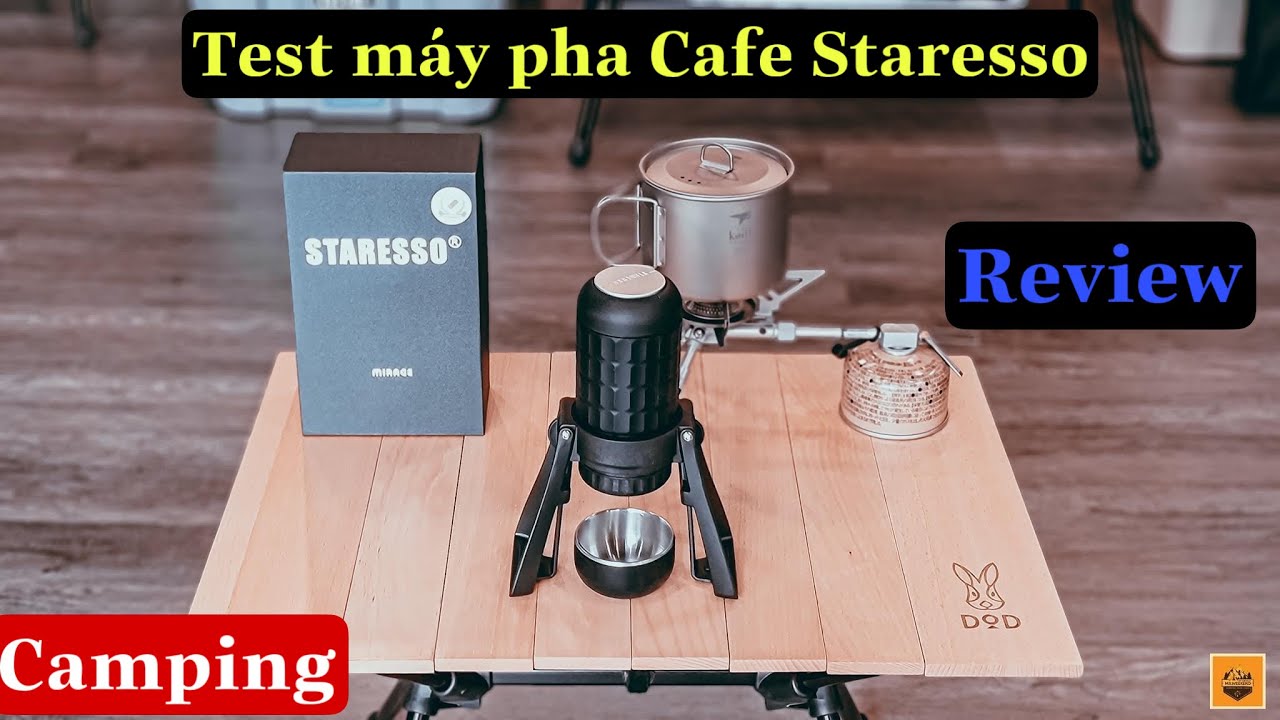 [ Review ] Máy pha cafe cầm tay Staresso Pro Mirage