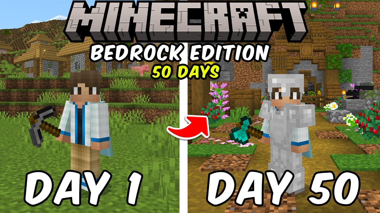 50 Days in Minecraft Bedrock Edition