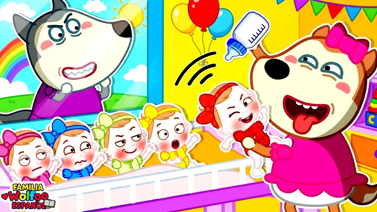 Familia Wolfoo Español 😄 ¡Oh No! Diez Bebés Pequeños | Canción de Números 👮‍♂️ Dibujos Animados