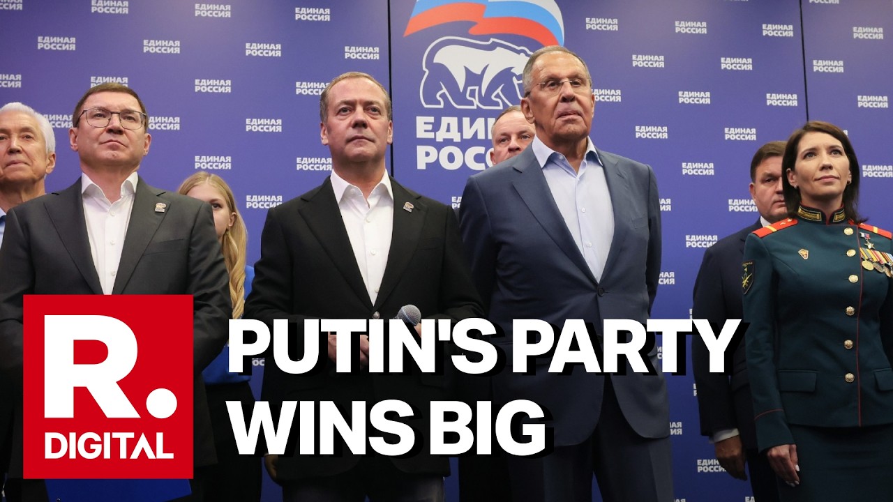 Russia Announces Shocking Wartime Election Results As Putin's Party Dominates