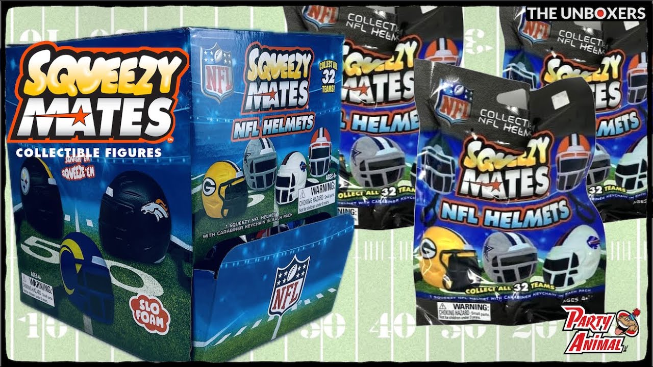 Squeezy Mates 2025 NFL Squeezy Helmets by Party Animal