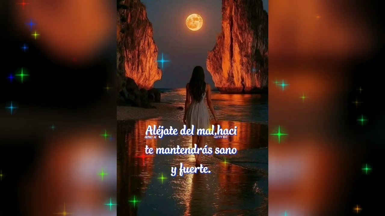 Aléjate del mal haci te mantendrás sano y fuerte 