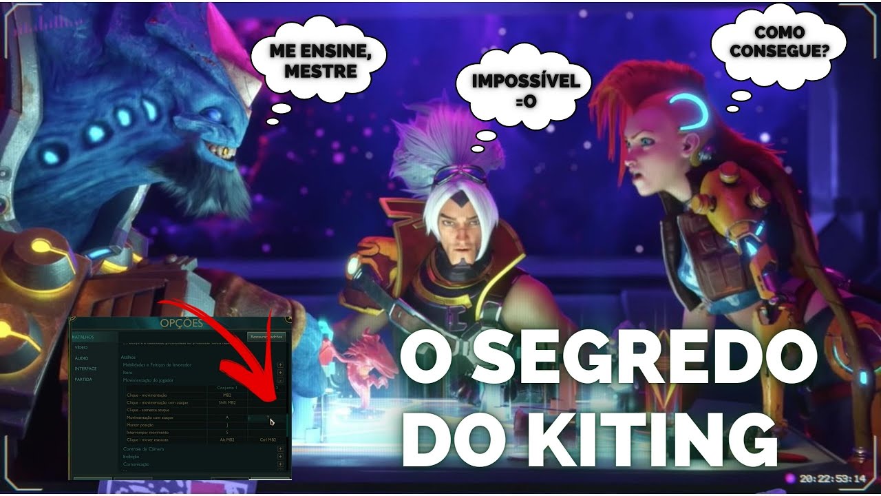 Como Caitar de ADC? O famoso kiting no lol - Vou revelar meus segredos 😁! League of Legends!