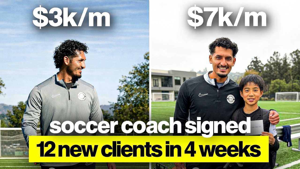 How This Soccer Coach Went From $3k/m to $7k/m in 4 Weeks?