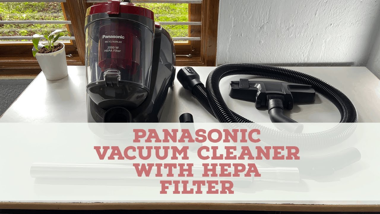 Panasonic Vacuum Cleaner with HEPA Filter-MC-CL163RL4X