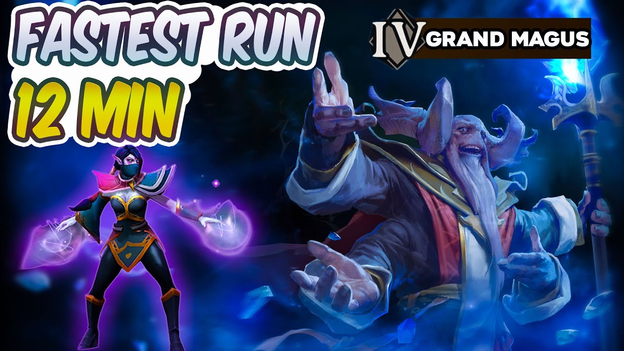Aghanim Labyrinth Boss Skip? More Like Skip Every Room 12 min Run T4 Grand Mugas