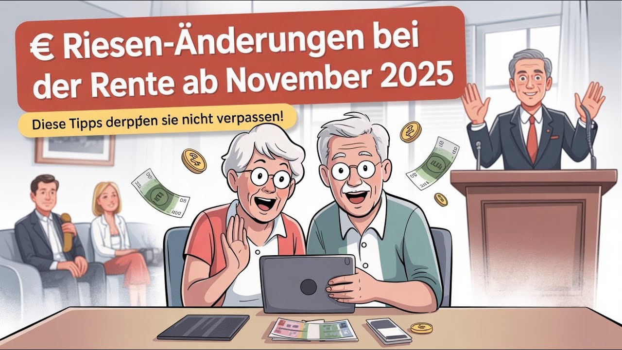 ⚡ Achtung Rentner: Letzte Chance auf extra Rentenzuschlag &ndash; November 2025 wichtige Infos!