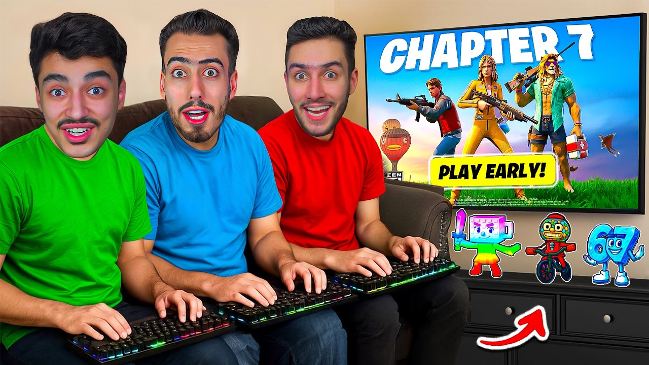 سبايدر واخوانه دخلو الى عالم فورت نايت الجديد 🔥😍 (انصدمنا) !!