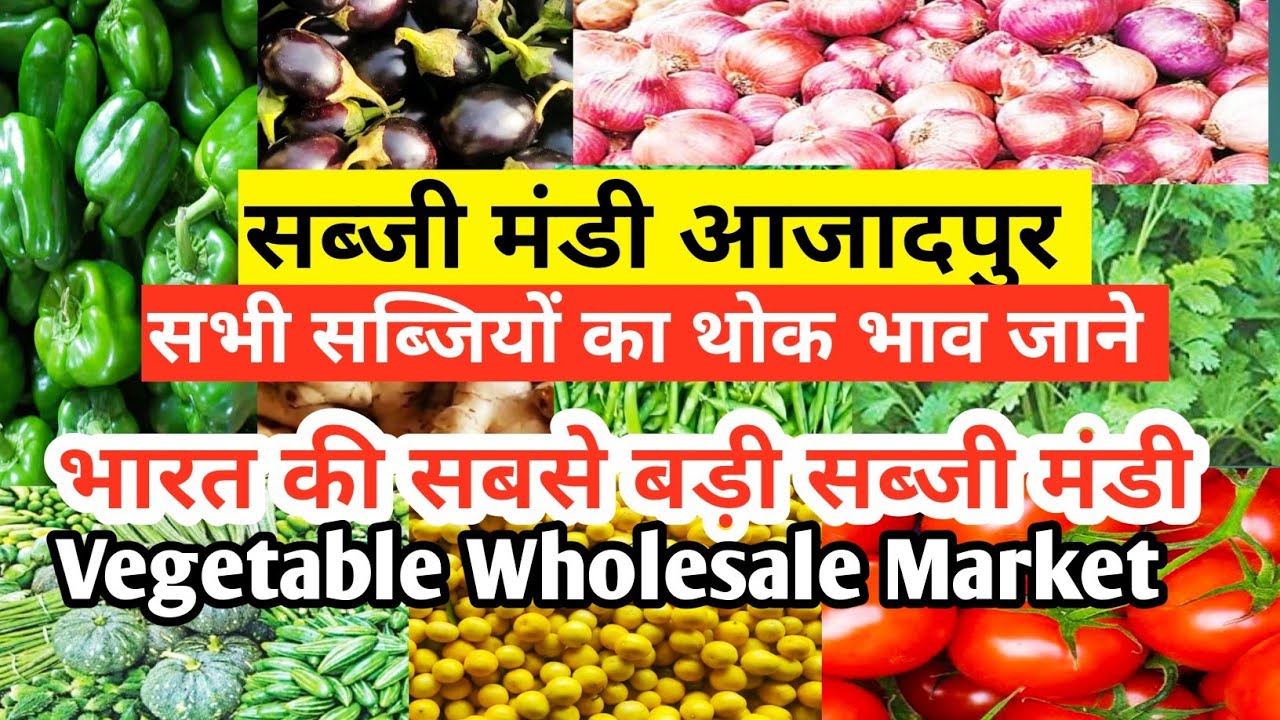 आजादपुर सब्जी मंडी दिल्ली, थोक रेट में सारी सब्जियाँ, Azadpur Mandi | Azadpur Mandi News Bhav today