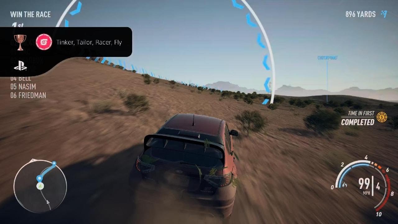Need for Speed Payback - Tinker, Tailor, Racer, Fly - Trophy