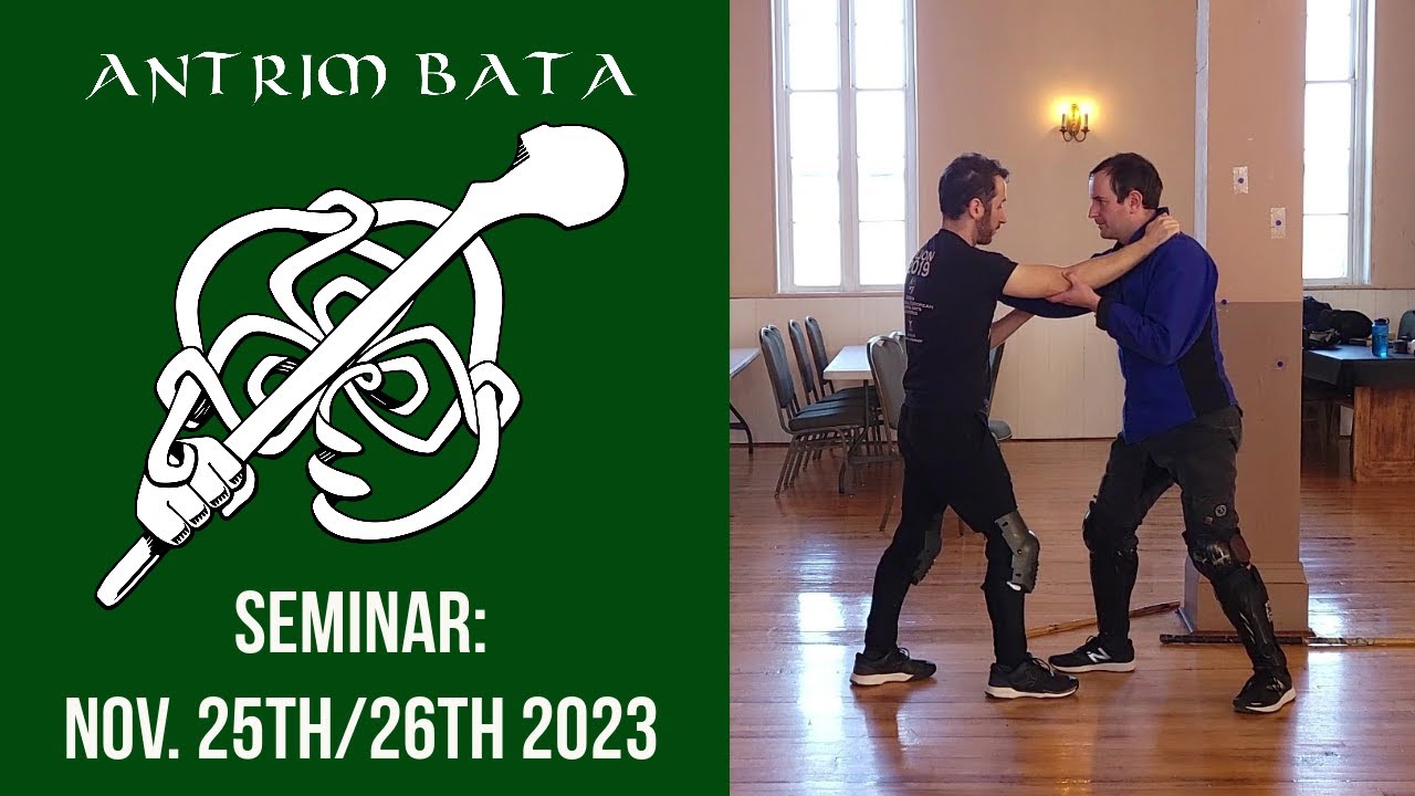 Bataireacht (Irish Stick Fighting) - Antrim Bata Seminar - Collar And Elbow/Faction Fights