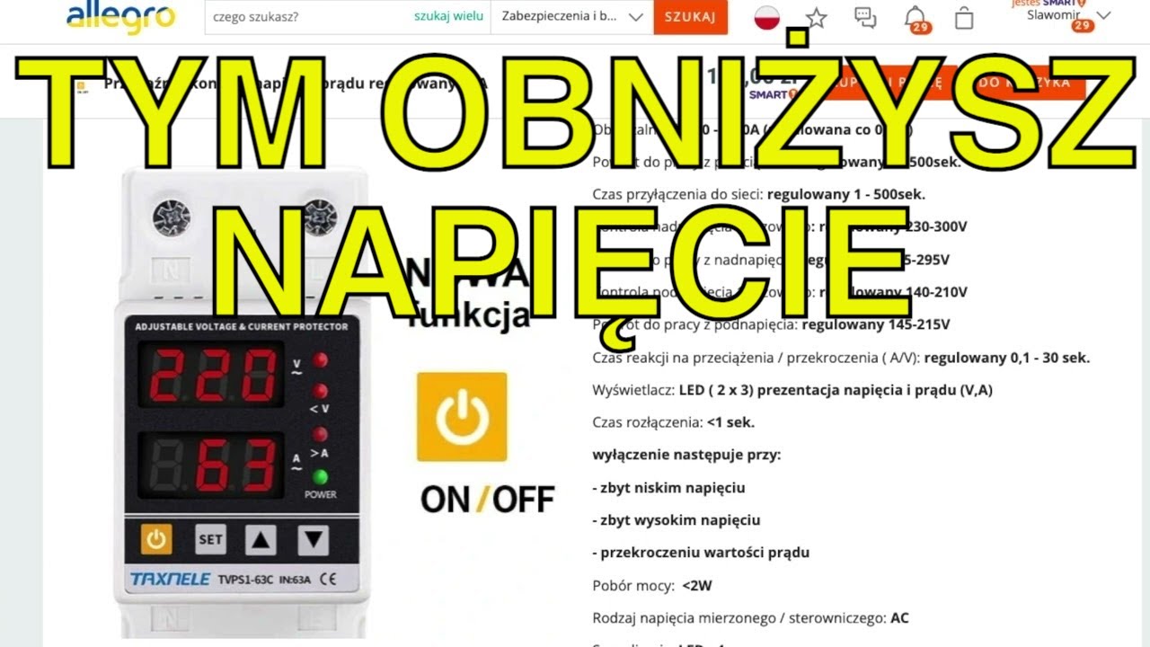 TANIE urządzenia do obniżania napięcia w sieci domowej. LEGALNIE