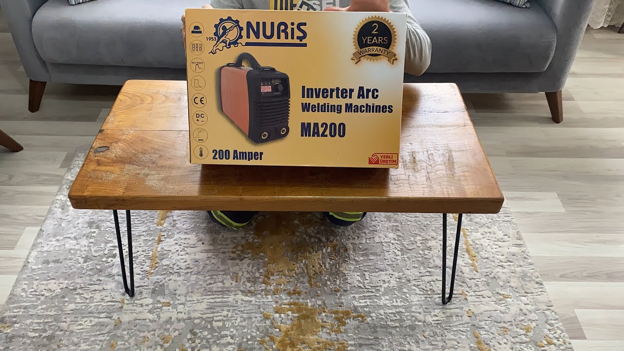 NURİŞ  KAYNAK MAKİNASI TANITIMI - NURİŞ MA200