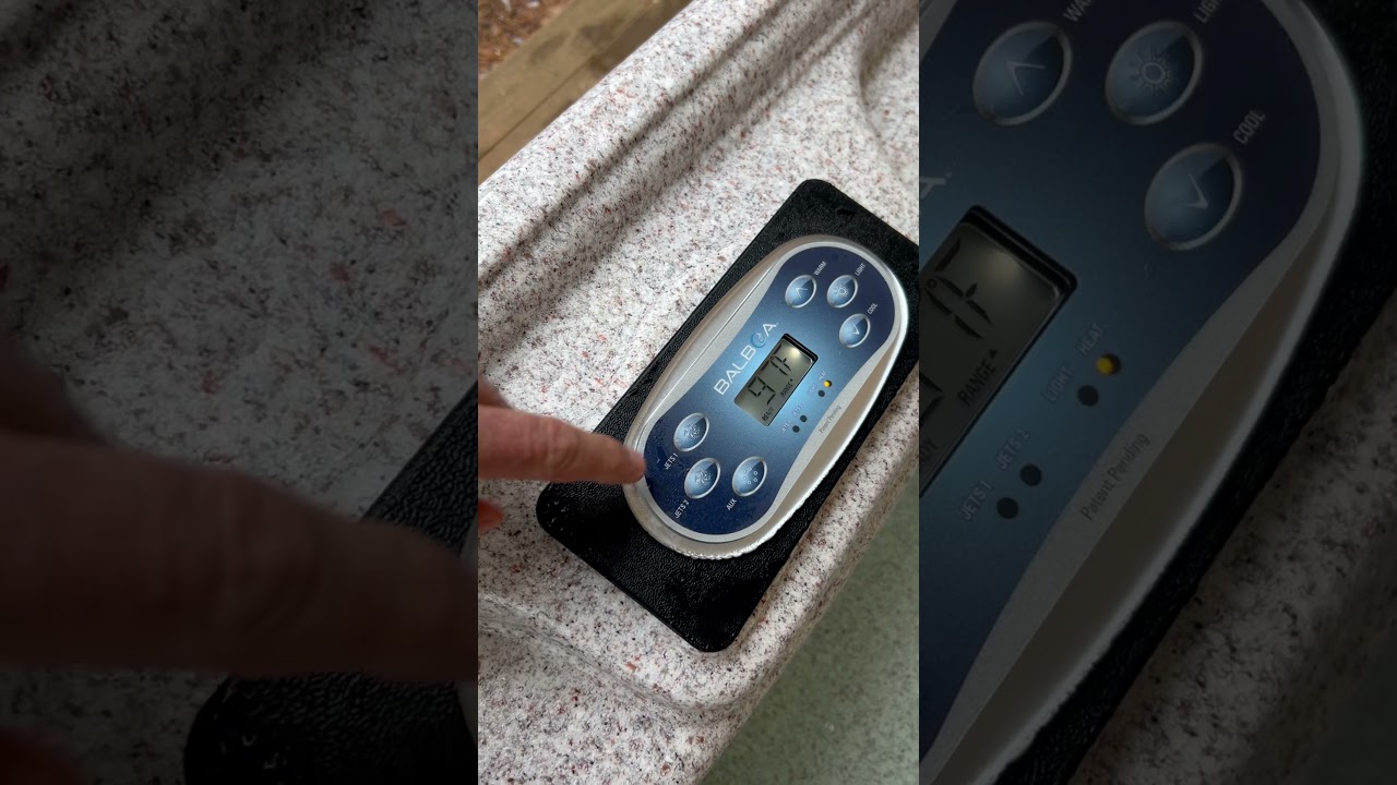 Adjusting the hot tub temperature (Balboa BP600)