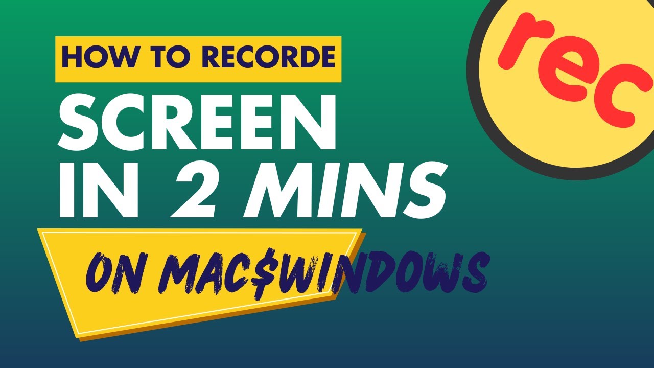 How to record screen on Mac & Windows efficiently - Focusee Tutorial