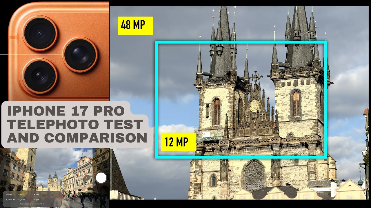 Telephoto Test: iPhone 17 Pro vs 16 Pro & 15 Pro | 4K HDR Video