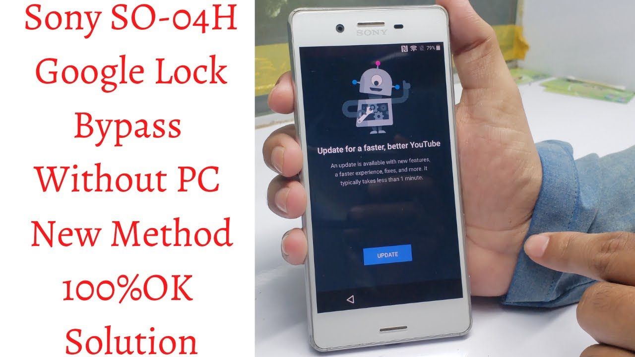 Sony SO-04H FRP/Google Lock Bypass Without PC New Method 100%OK Solution