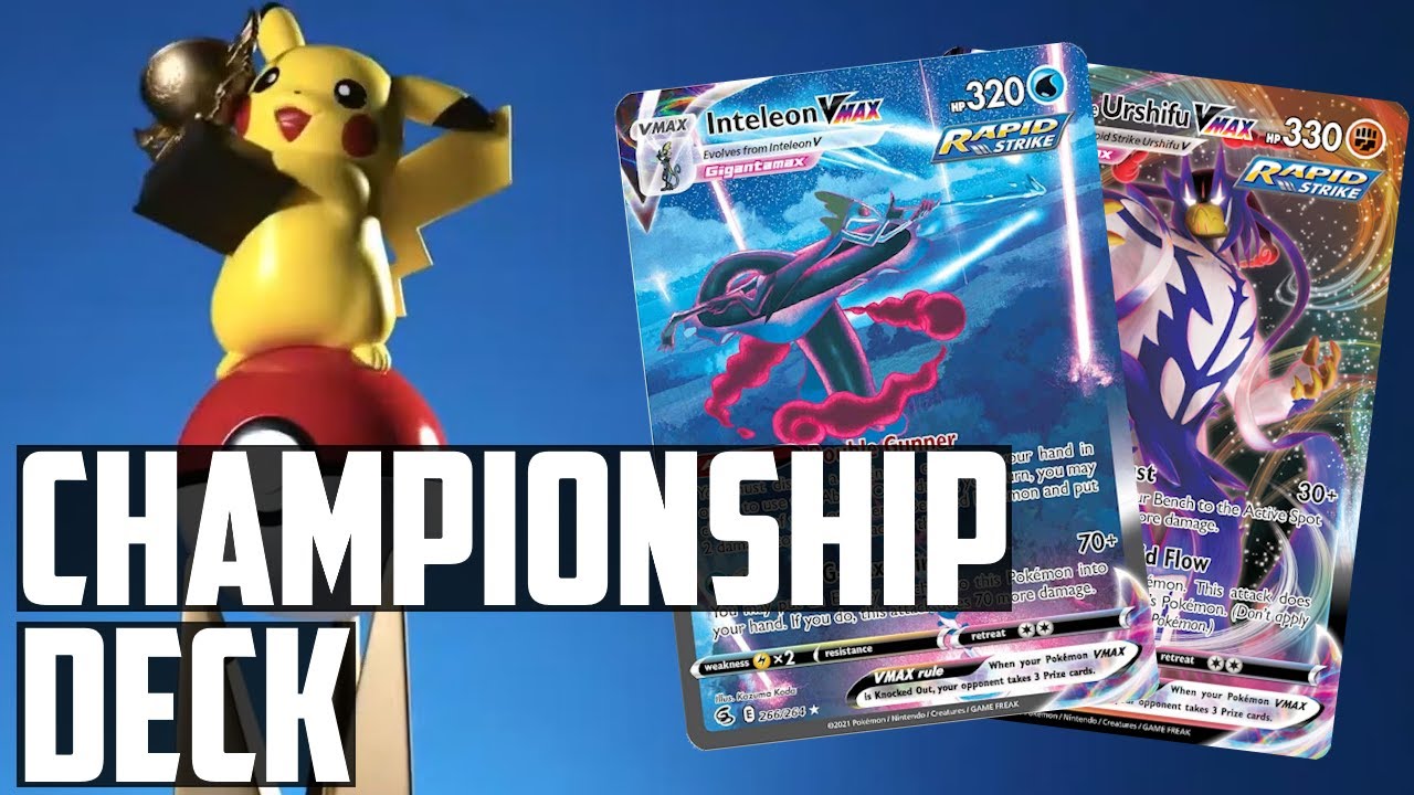 Rapid Strike Inteleon VMAX and Urshifu VMAX KEEP WINNING! - (Pokemon TCG Deck List + Matches)