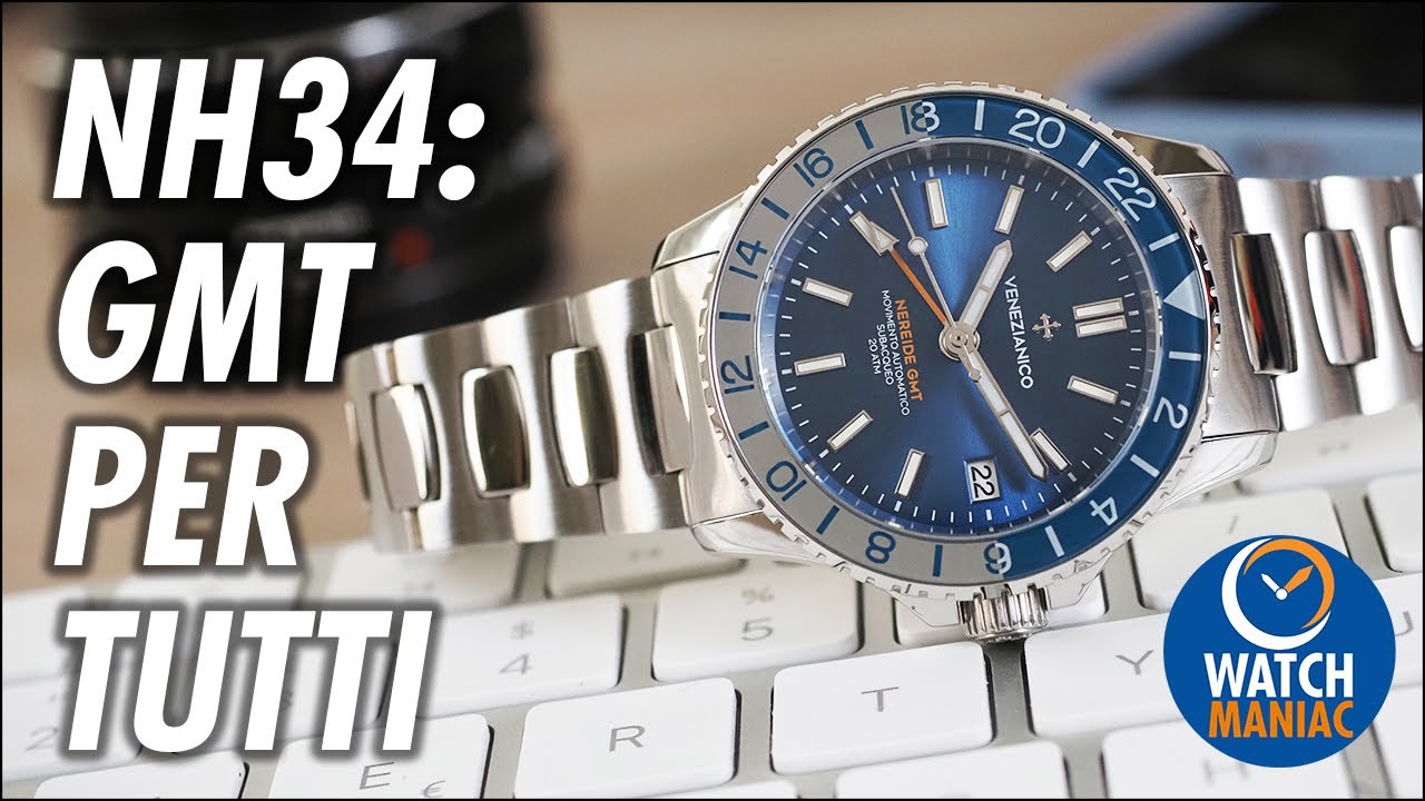Venezianico Nereide GMT 39, il primo orologio con NH34 (a parte i 5Sports di Seiko)