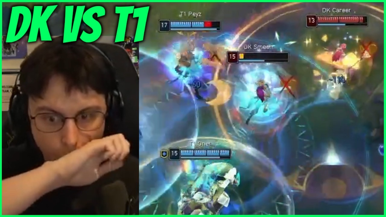 Caedrel Reacts To T1 VS DK Battle For Best LCK Team