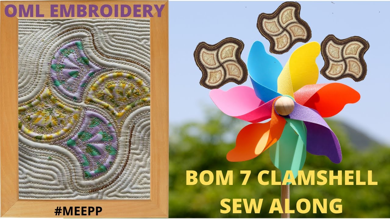 OML Live! machine embroidery English paper piecing (MEEPP) BOM 7
