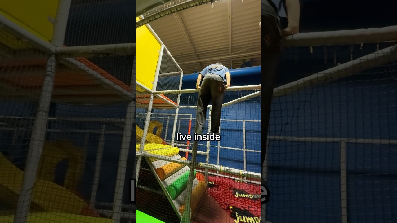 How long can you live in a trampoline park?
