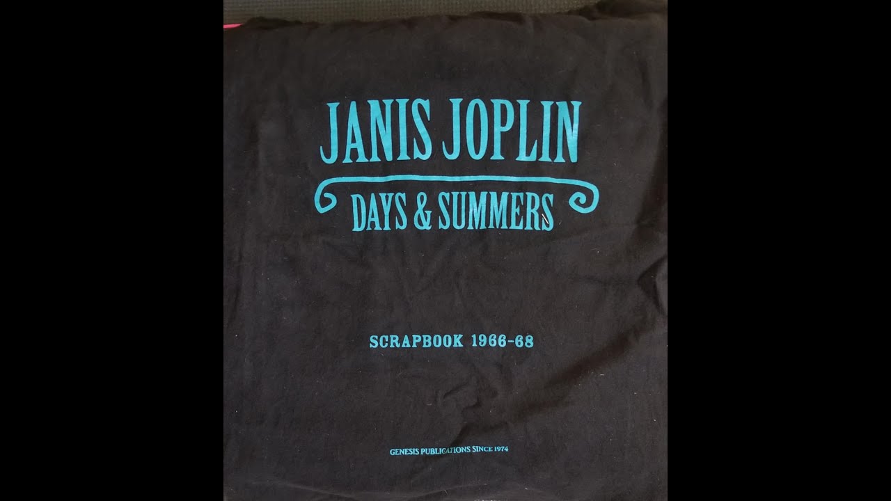 Janis Joplin- Days and Summers Scrapbook 1966- 68 Book