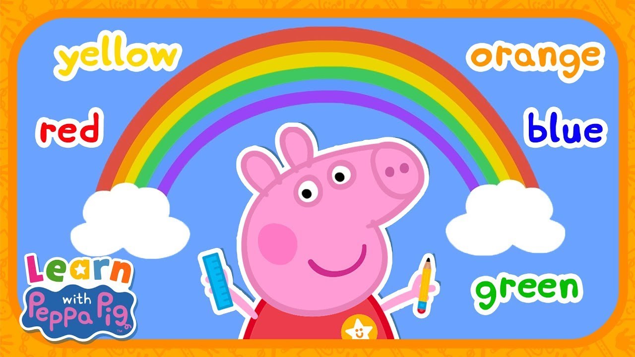Learn Colours With Peppa Pig 🌈 Educational Videos for Kids 📚 Learn With Peppa Pig