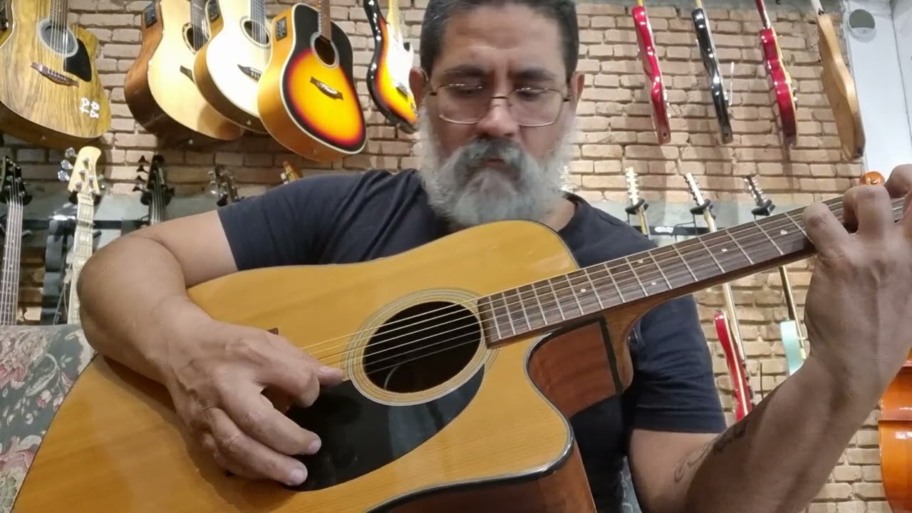 BOLETIM 3 VIOLÃO TAKAMINE EG320C NATURAL AÇO