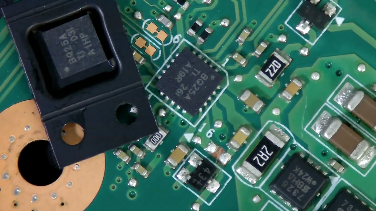Réparation laptop BQ25A Remplacement, micro soudure