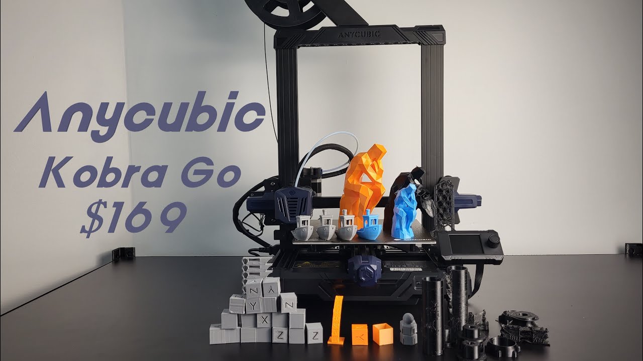 Обзор Anycubic Kobra Go | Лучшая альтернатива 3D-принтеру начального уровня, чем Ender 3?
