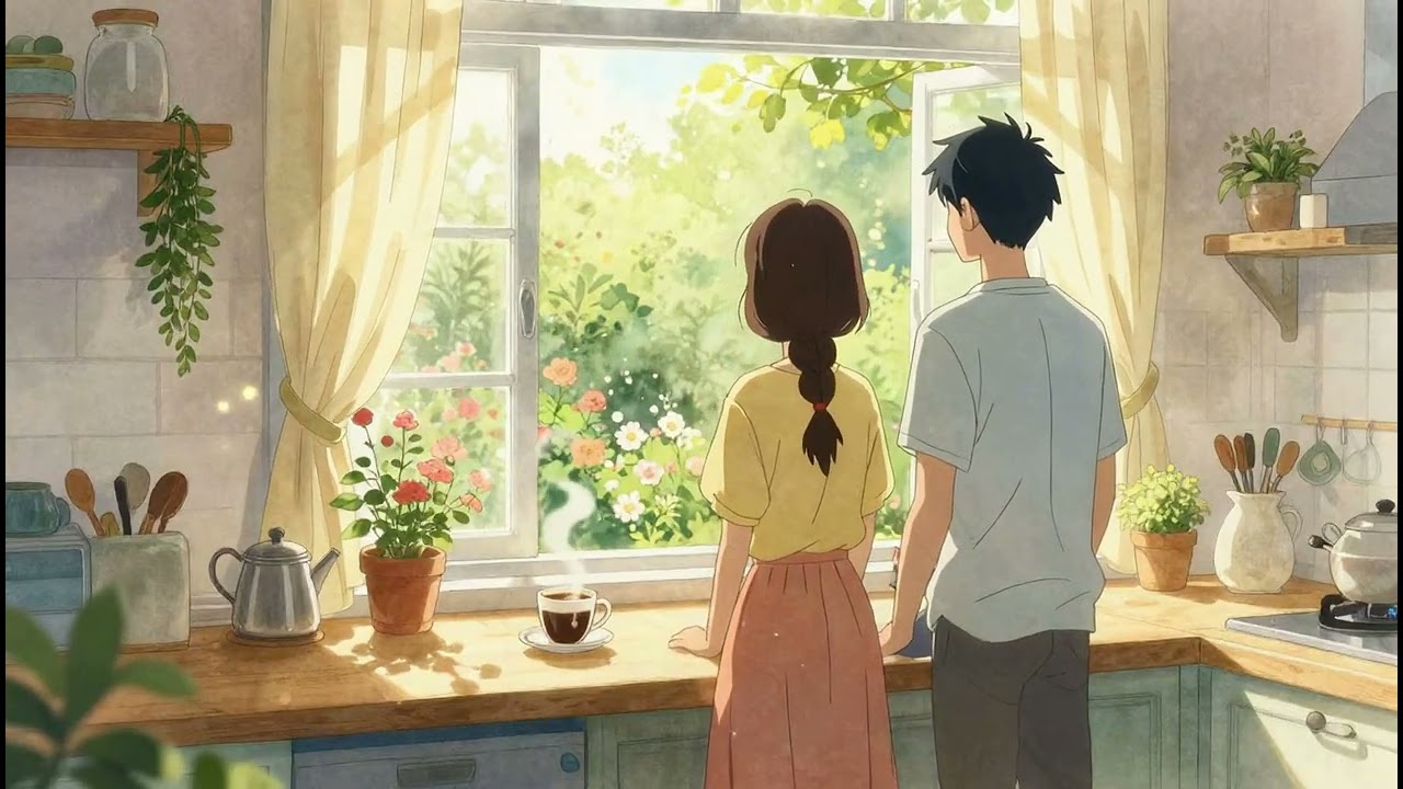 Refreshing LoFi Waves 🌿 Soft Piano + Nature Sounds | 59 Min Study & Focus Mix
